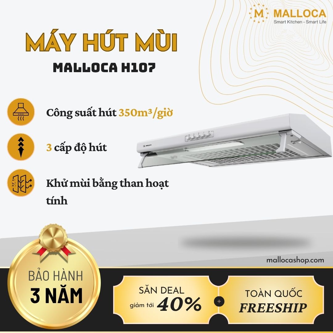 Máy hút mùi Malloca H107