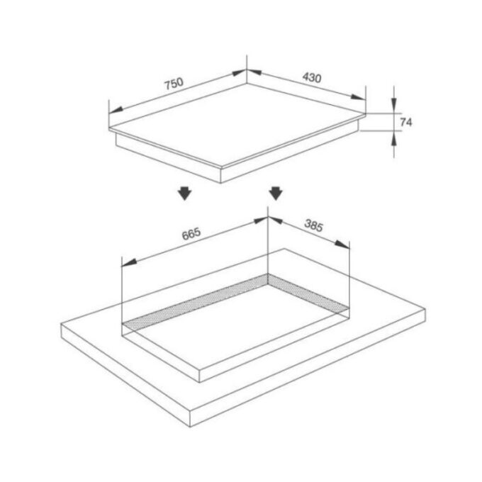 Thiết kế của Bếp gas Malloca AS 920MB