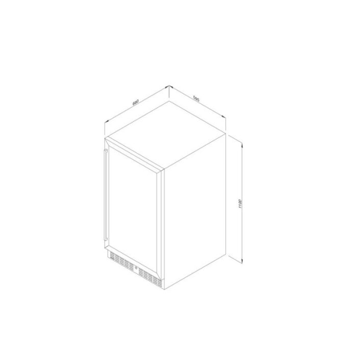 Thiết kế của Tủ bảo quản rượu độc lập Malloca MWC - 89S