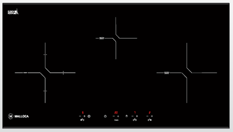 Bếp từ kết hợp hồng ngoại Malloca MH-03IR N