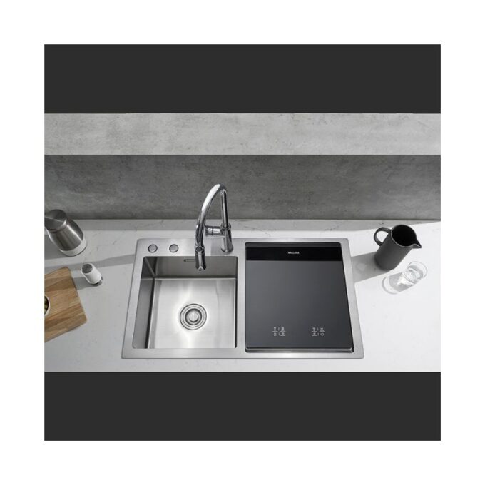 Máy rửa bát tích hợp Malloca WQP6-890F4