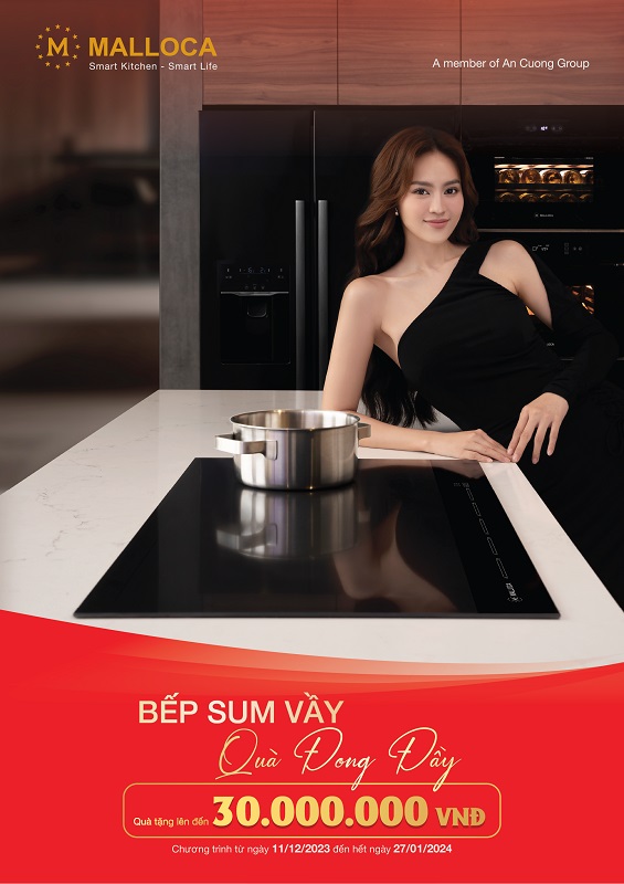 Malloca chào xuân năm mới 2024 với deal cực hot: “Bếp Sum Vầy - Quà Đong Đầy” 1 Bếp sum vầy - Quà đong đầy